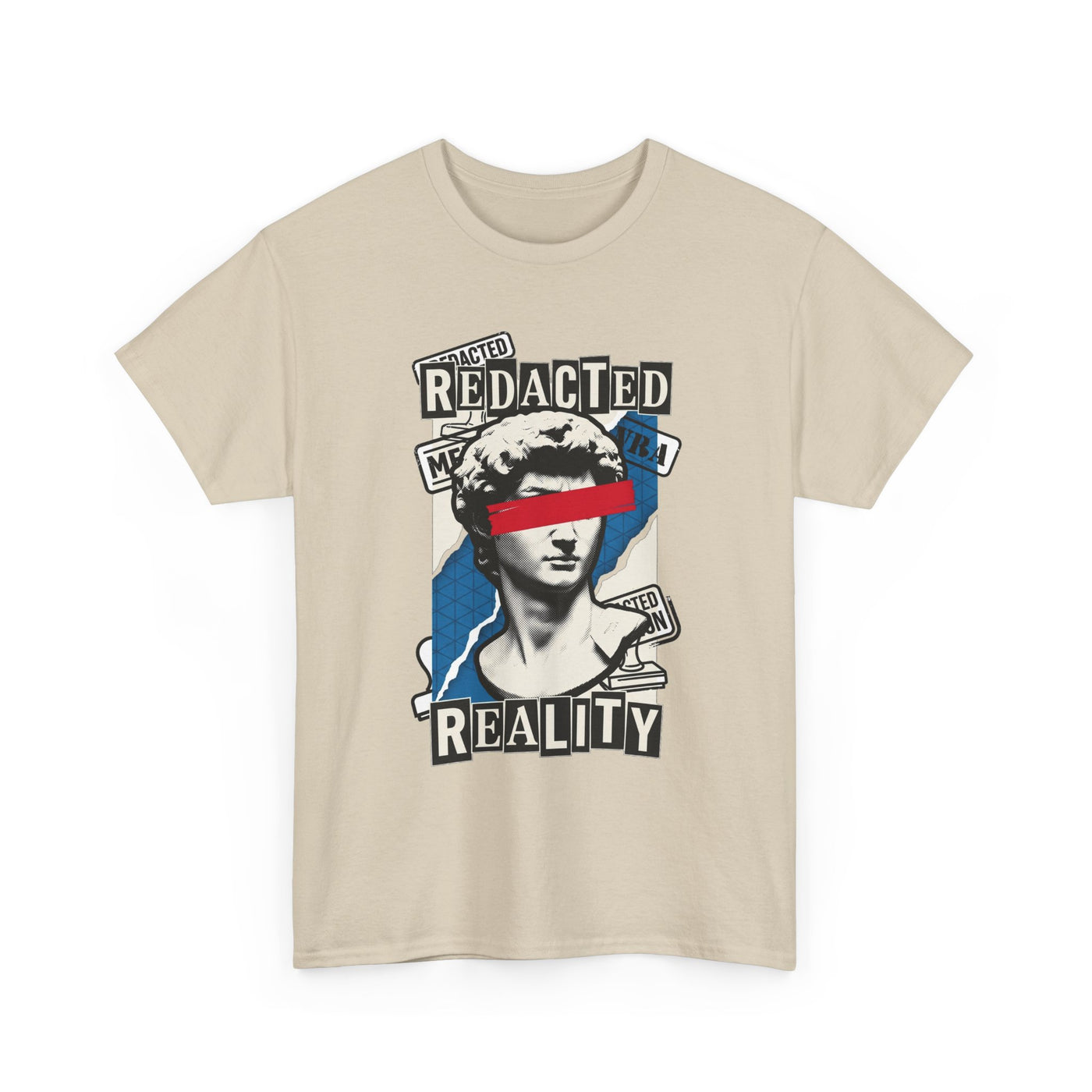Redacted Reality Halftone Bust
