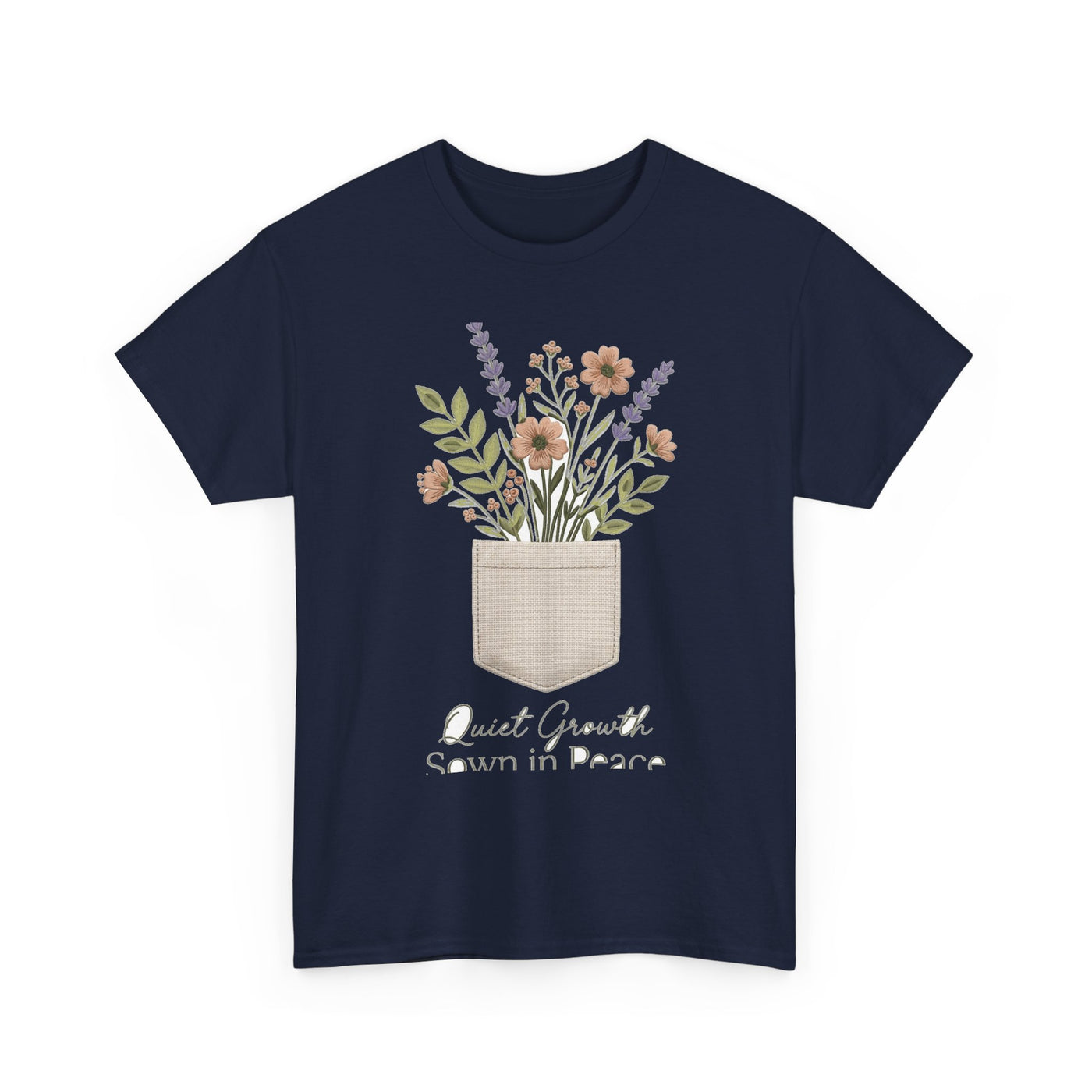 Pocketful of Peace Faux Stitch Tee