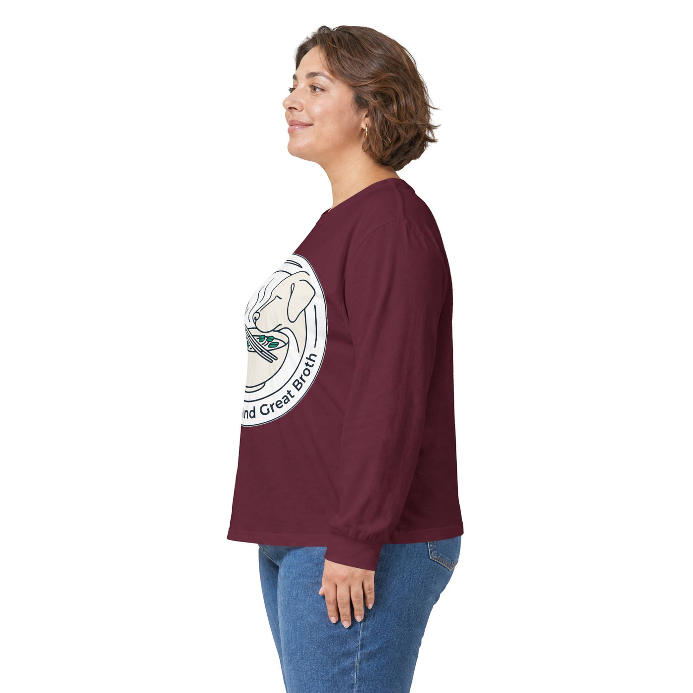 Ramen And Rescues Noodle Bowl Badge Long Sleeve