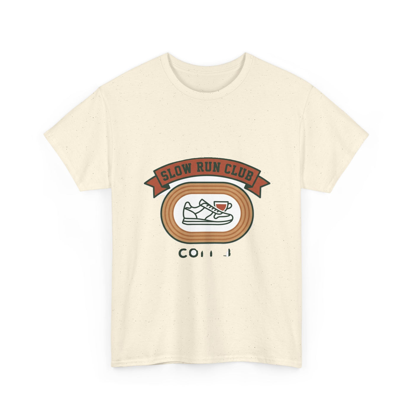Retro Slow Run Coffee Crest Tee