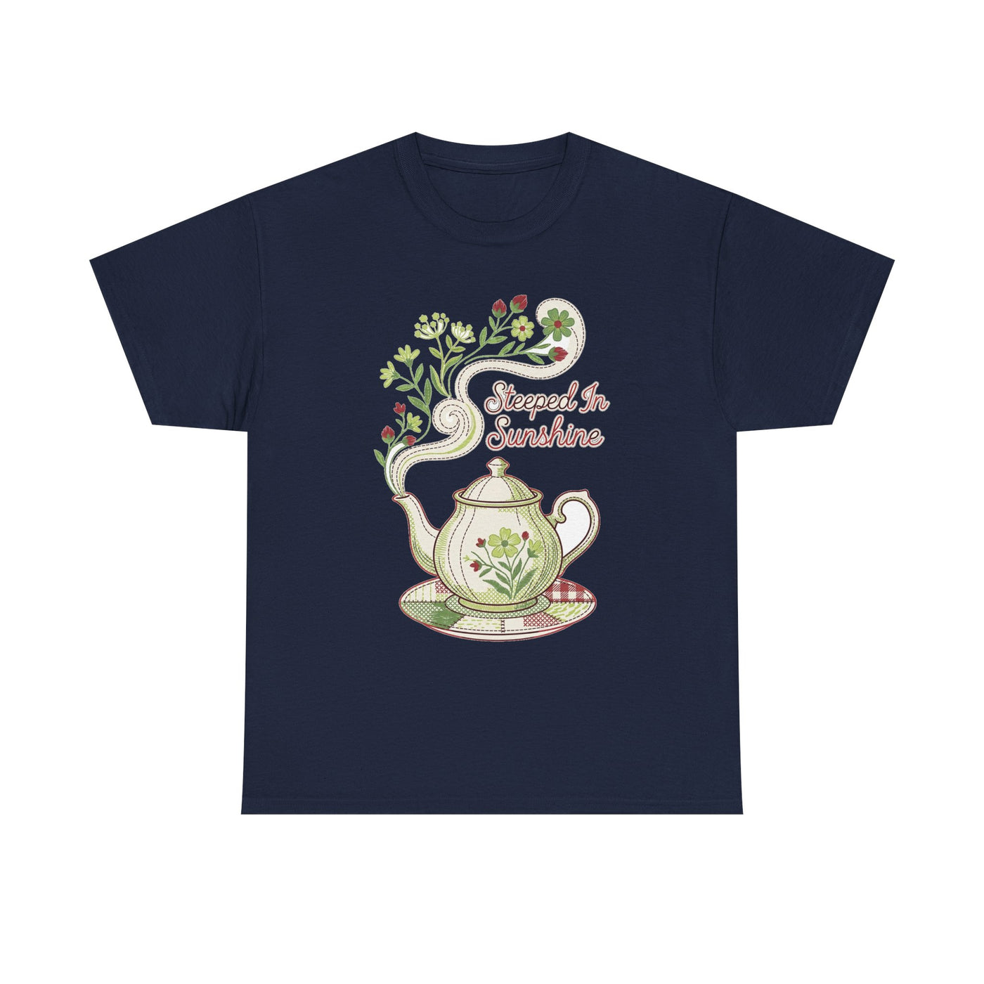 Steeped In Sunshine Faux Stitch Teapot
