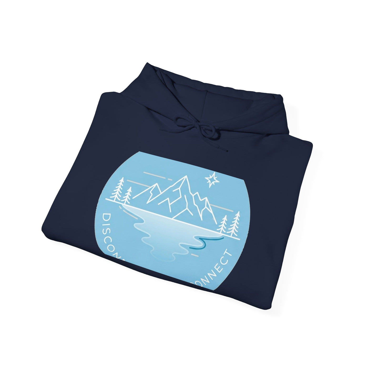 Unplugged Horizons: Glacier Escape Hoodie