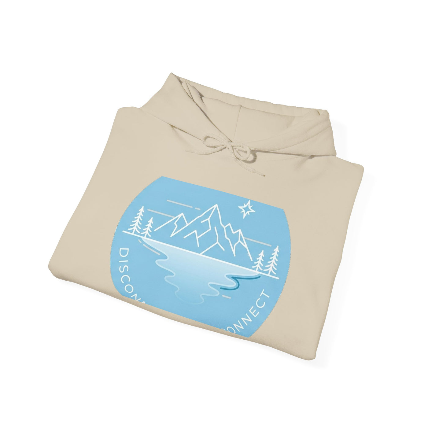 Unplugged Horizons: Glacier Escape Hoodie