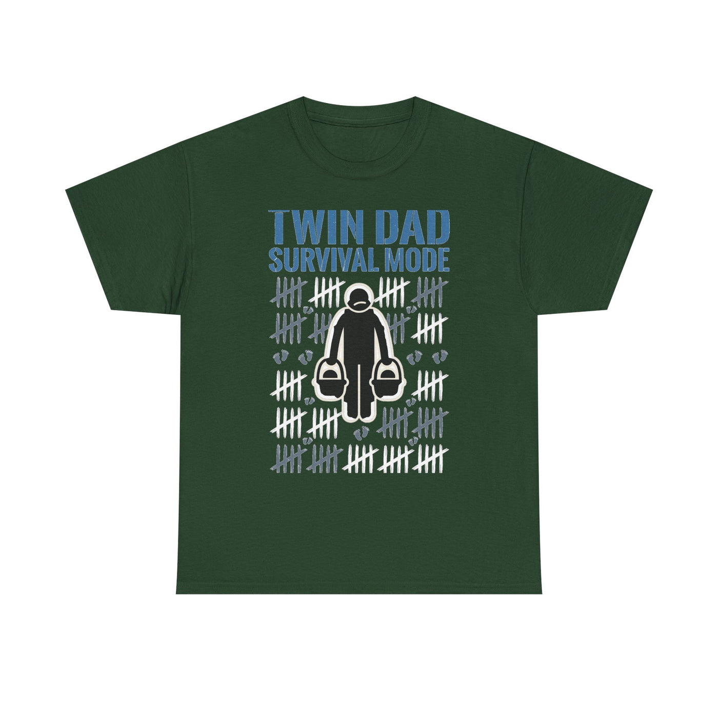 Twin Dad Survival Mode T-Shirt