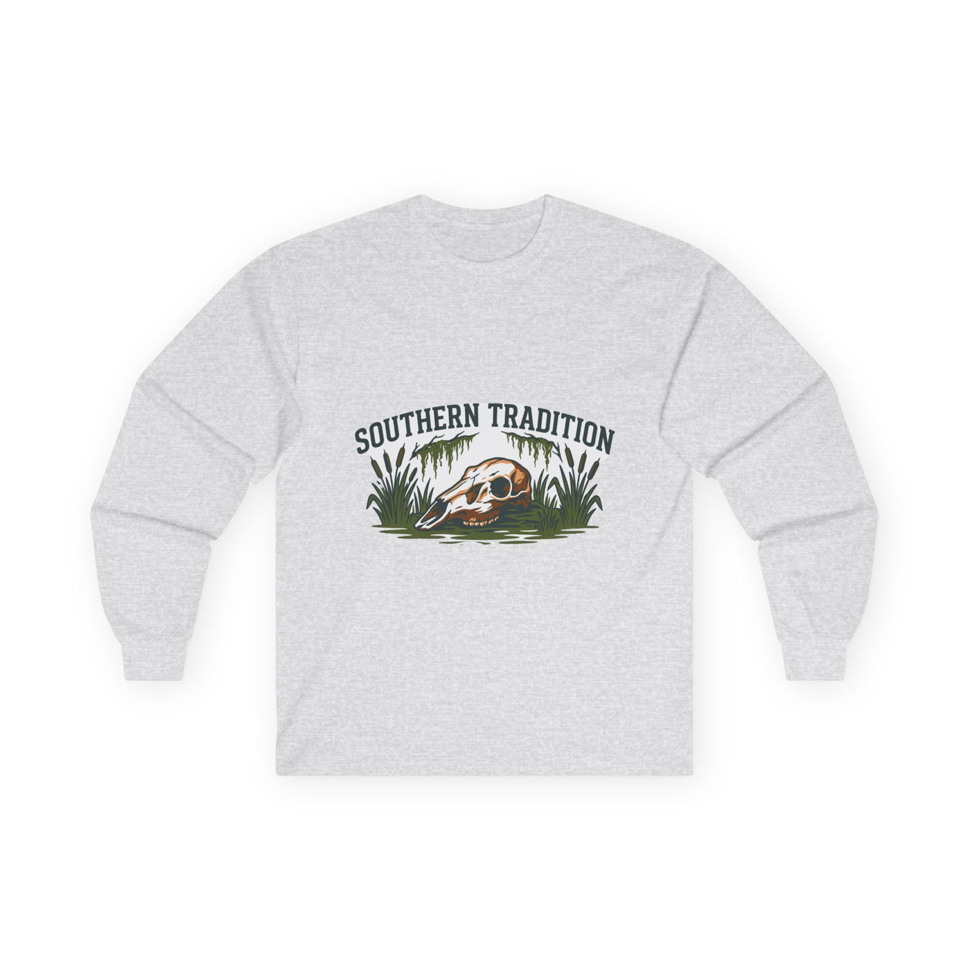 Vintage Southern Outdoors Deer Skull Long Sleeve