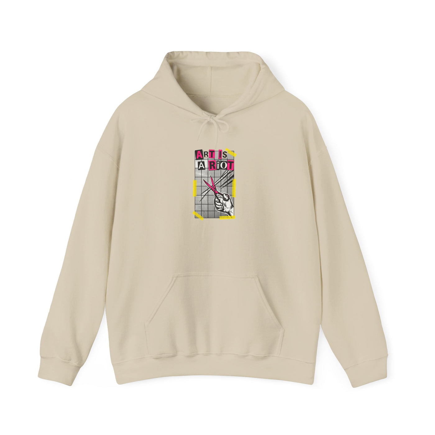 Cut Paste Rebel Zine Manifesto Hoodie