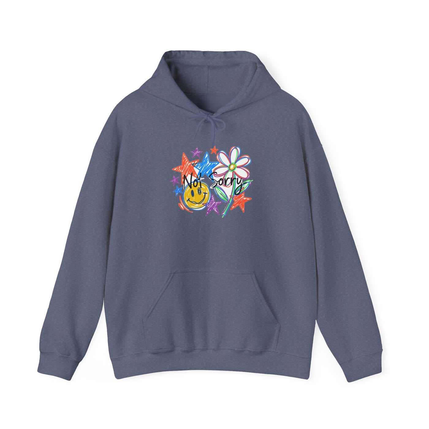 Scribble Your Own Rules Doodle Tee Hoodie