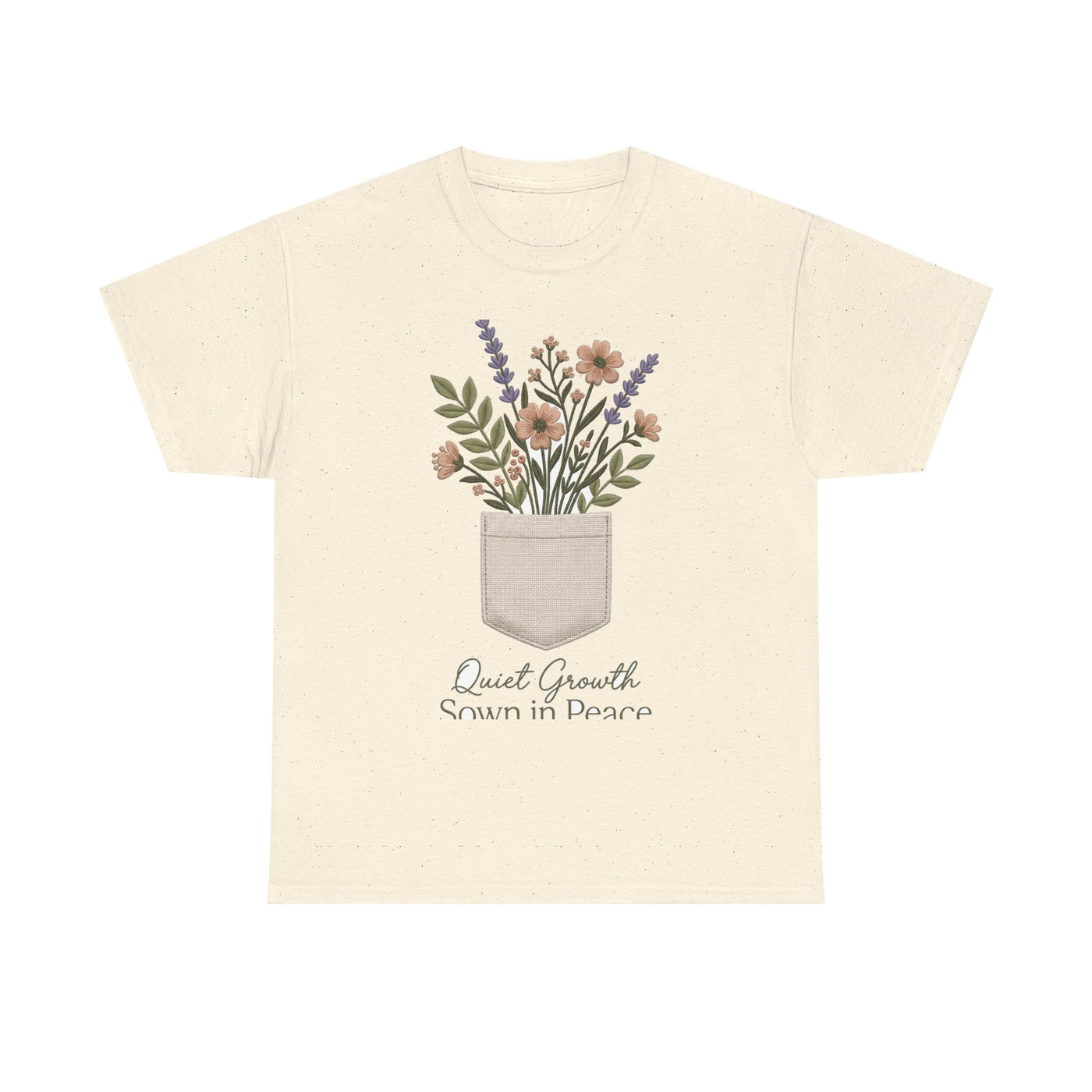 Pocketful of Peace Faux Stitch Tee
