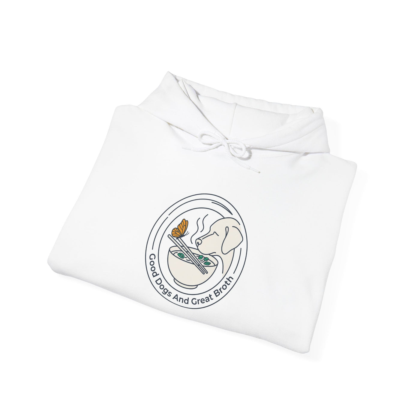Ramen And Rescues Noodle Bowl Badge Hoodie