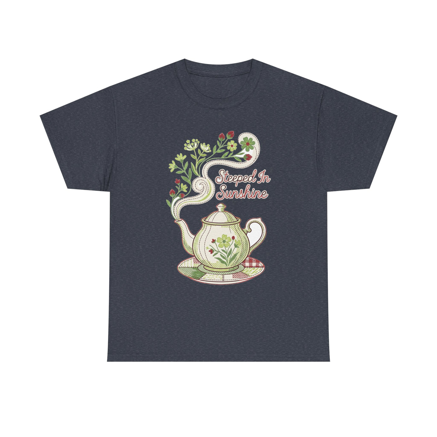 Steeped In Sunshine Faux Stitch Teapot