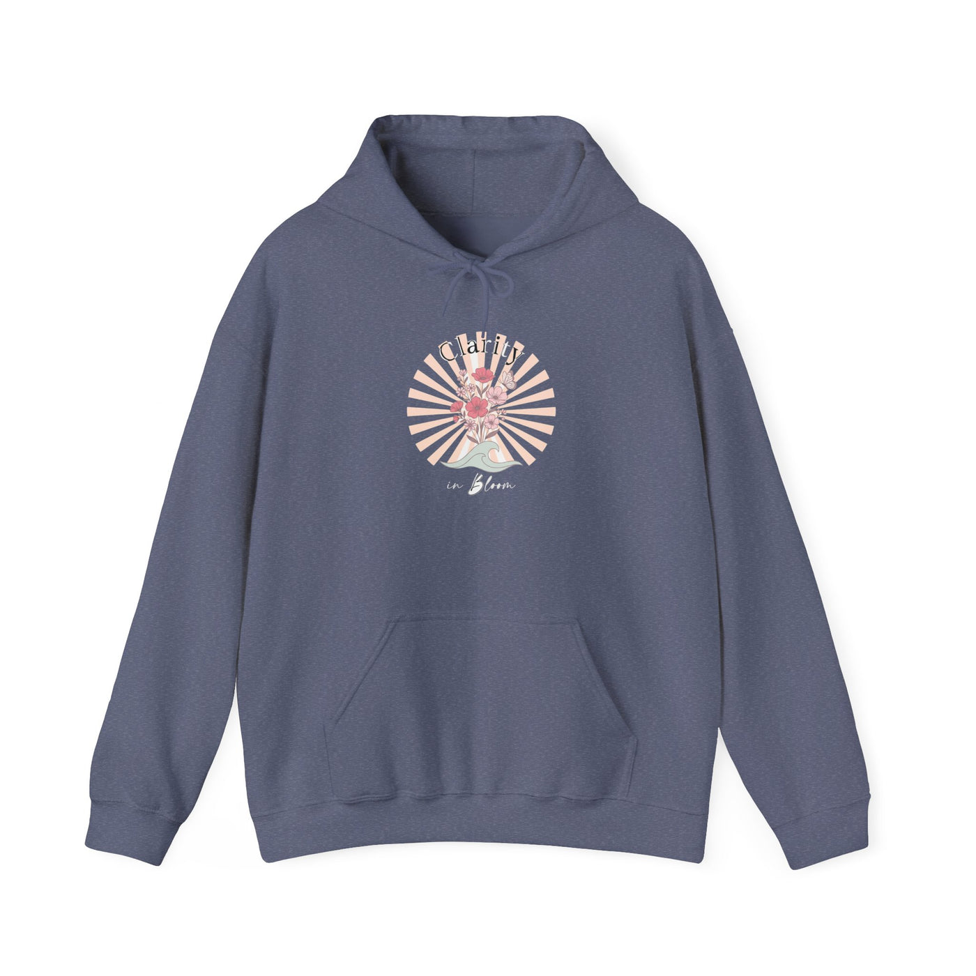 Clarity in Bloom Wildflower Sunburst Hoodie