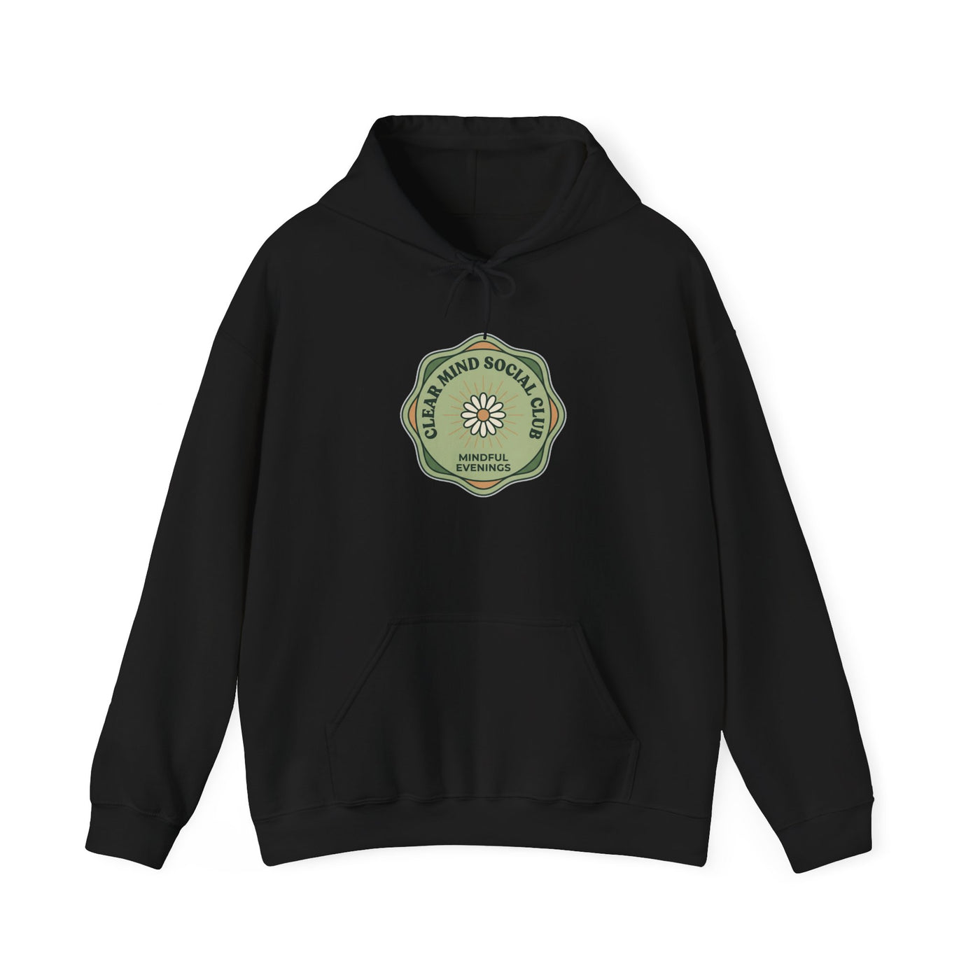 Clear Mind Social Club Badge Hoodie