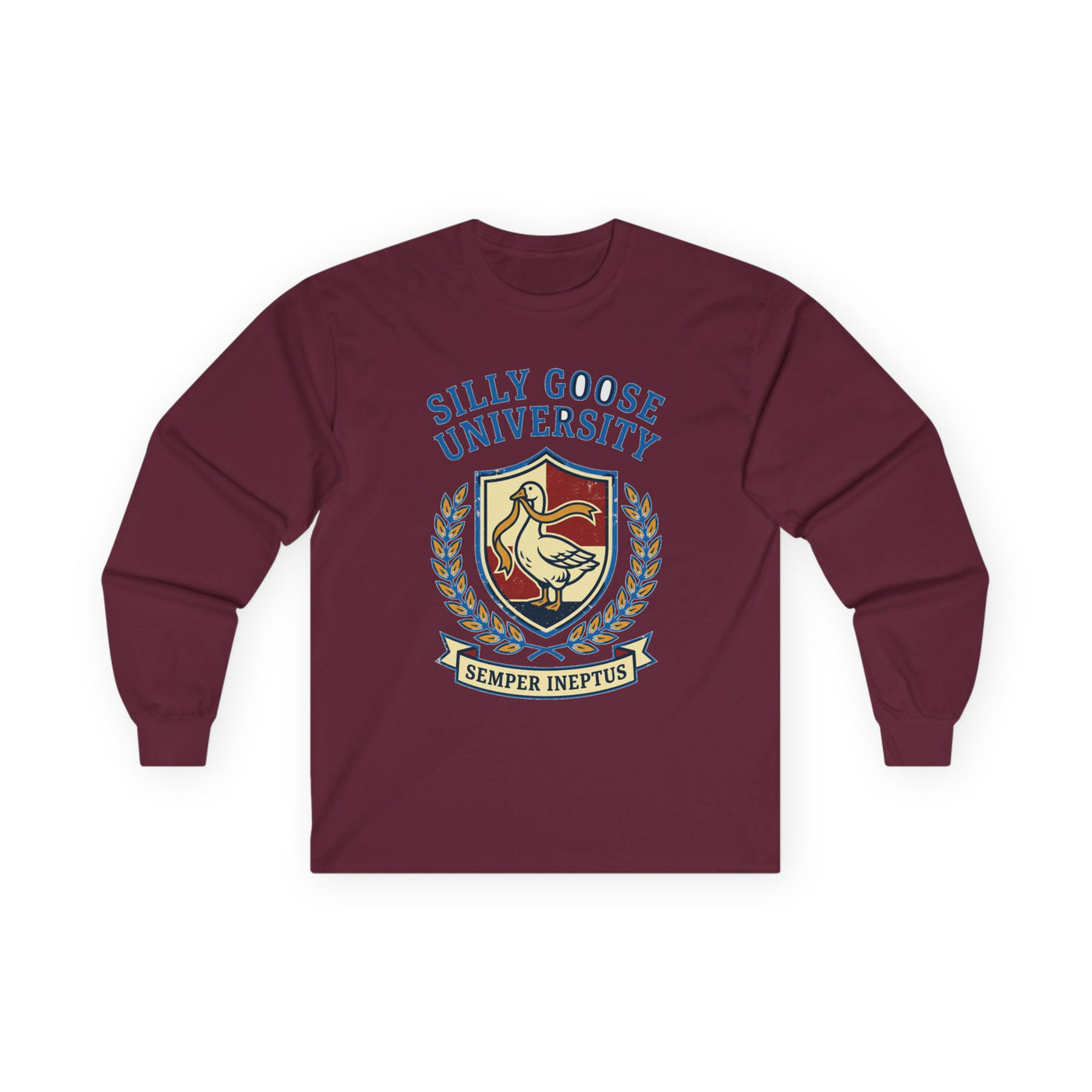 Silly Goose Univ Alumni Crest Long Sleeve