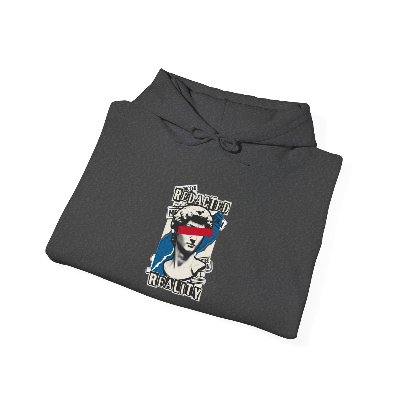 Redacted Reality Halftone Bust Hoodie
