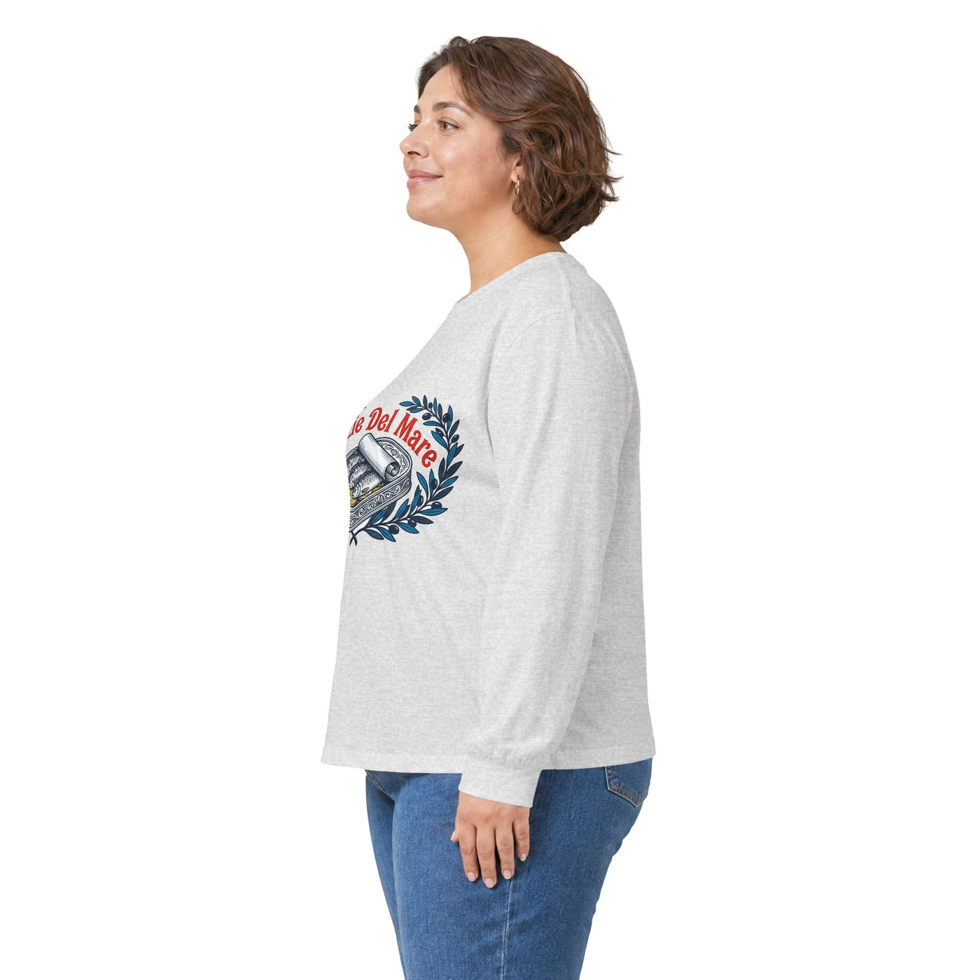 Retro Italian Sardine Tin Art Long Sleeve