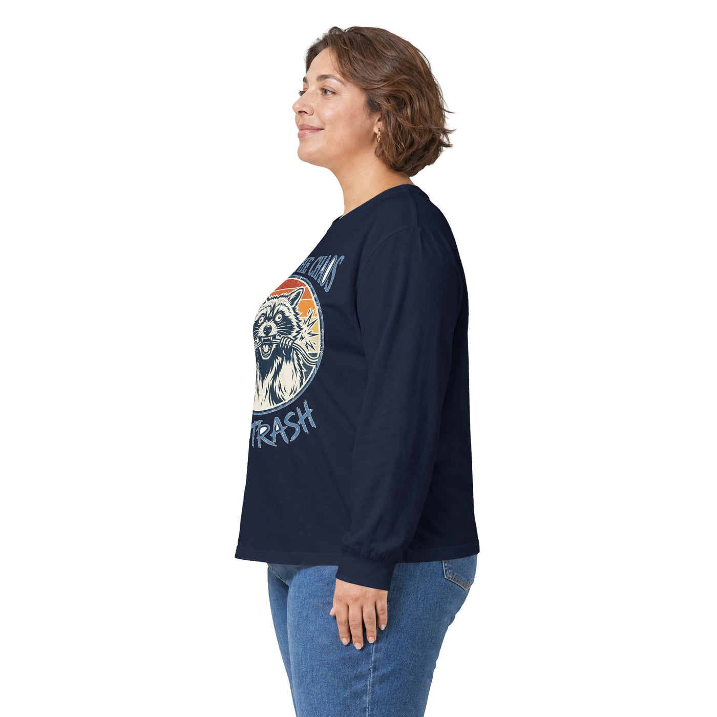 Feral & Free Retro Trash Panda Long Sleeve
