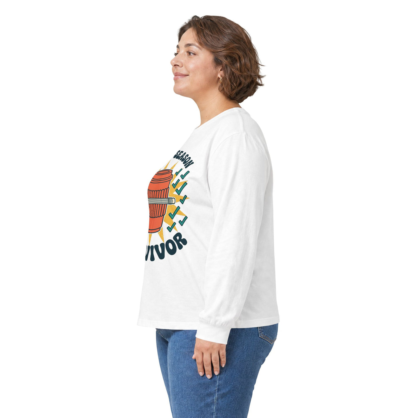 Testing Season Survivor Groovy Cup Long Sleeve