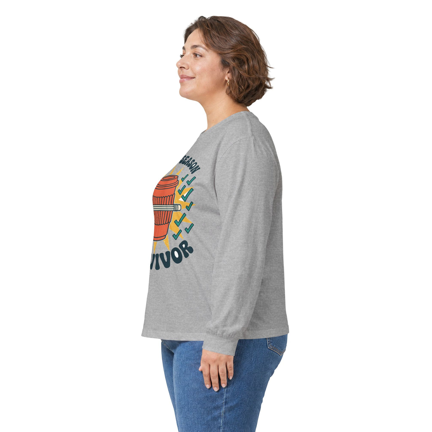 Testing Season Survivor Groovy Cup Long Sleeve