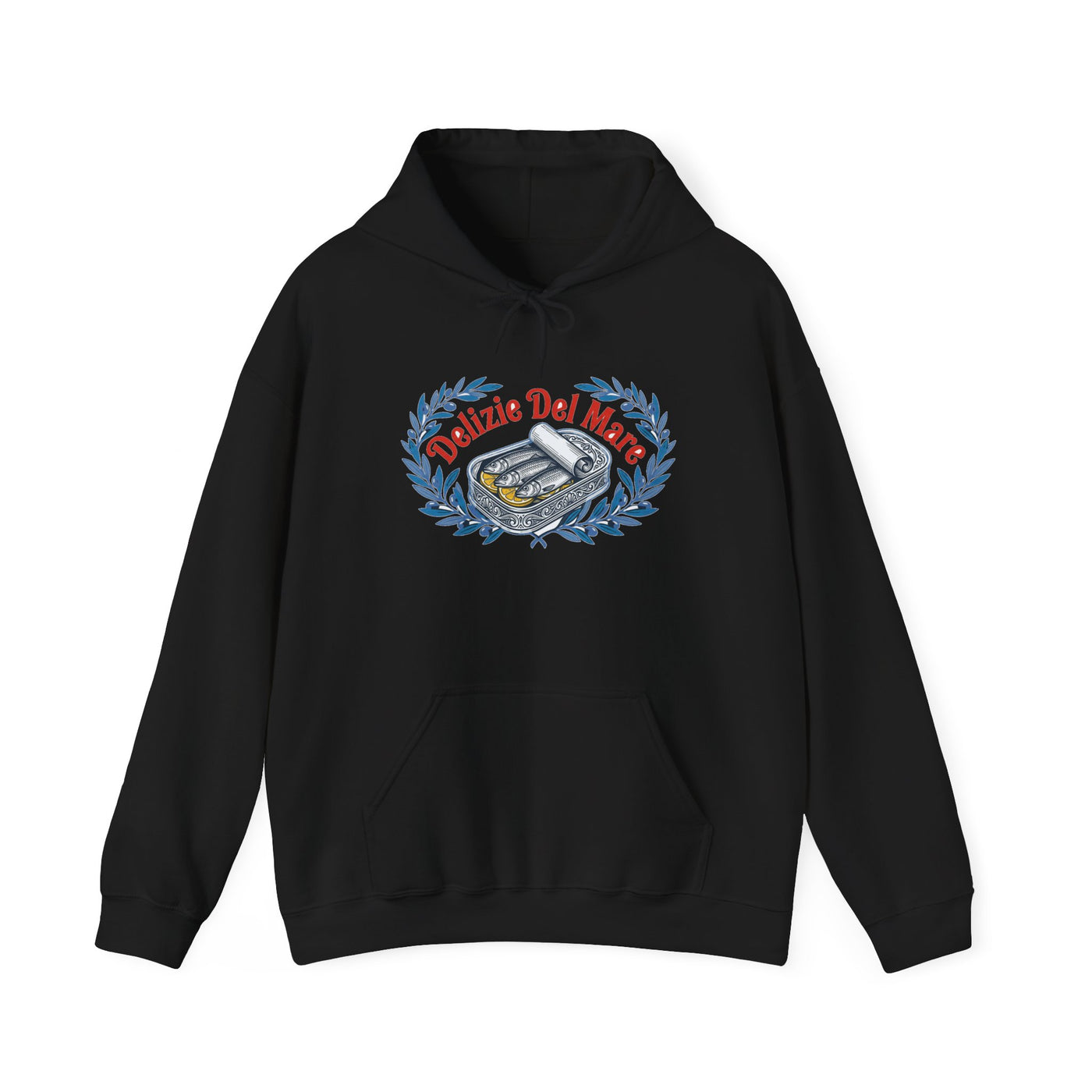 Retro Italian Sardine Tin Art Hoodie