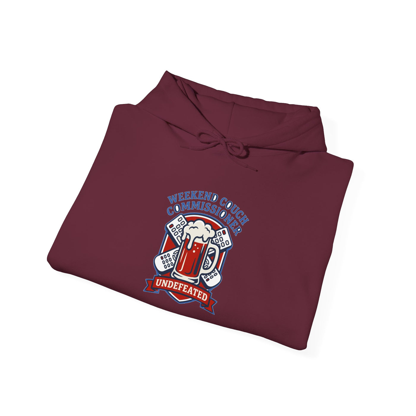 Weekend Couch Commissioner Crest Hoodie
