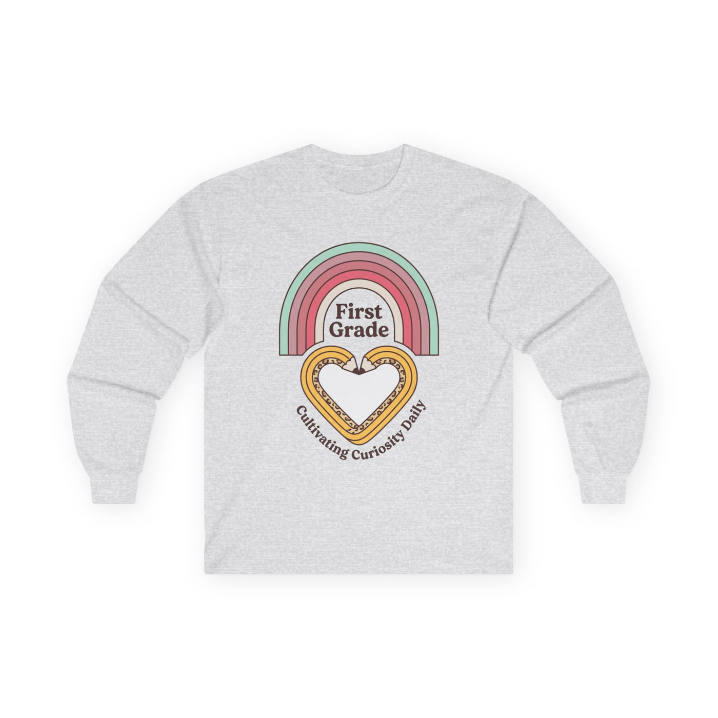 Shaping Minds Leopard Pencil Heart Long Sleeve