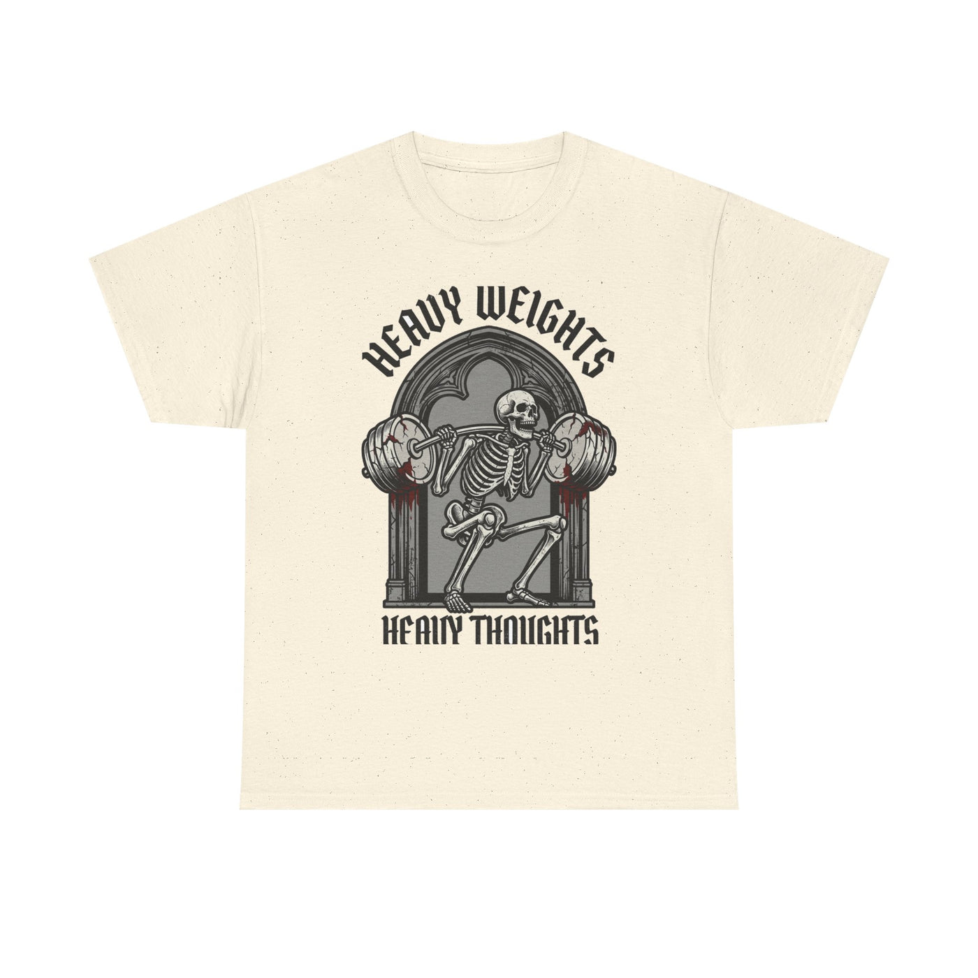Heavy Weights Heavy Thoughts Skeleton Tee