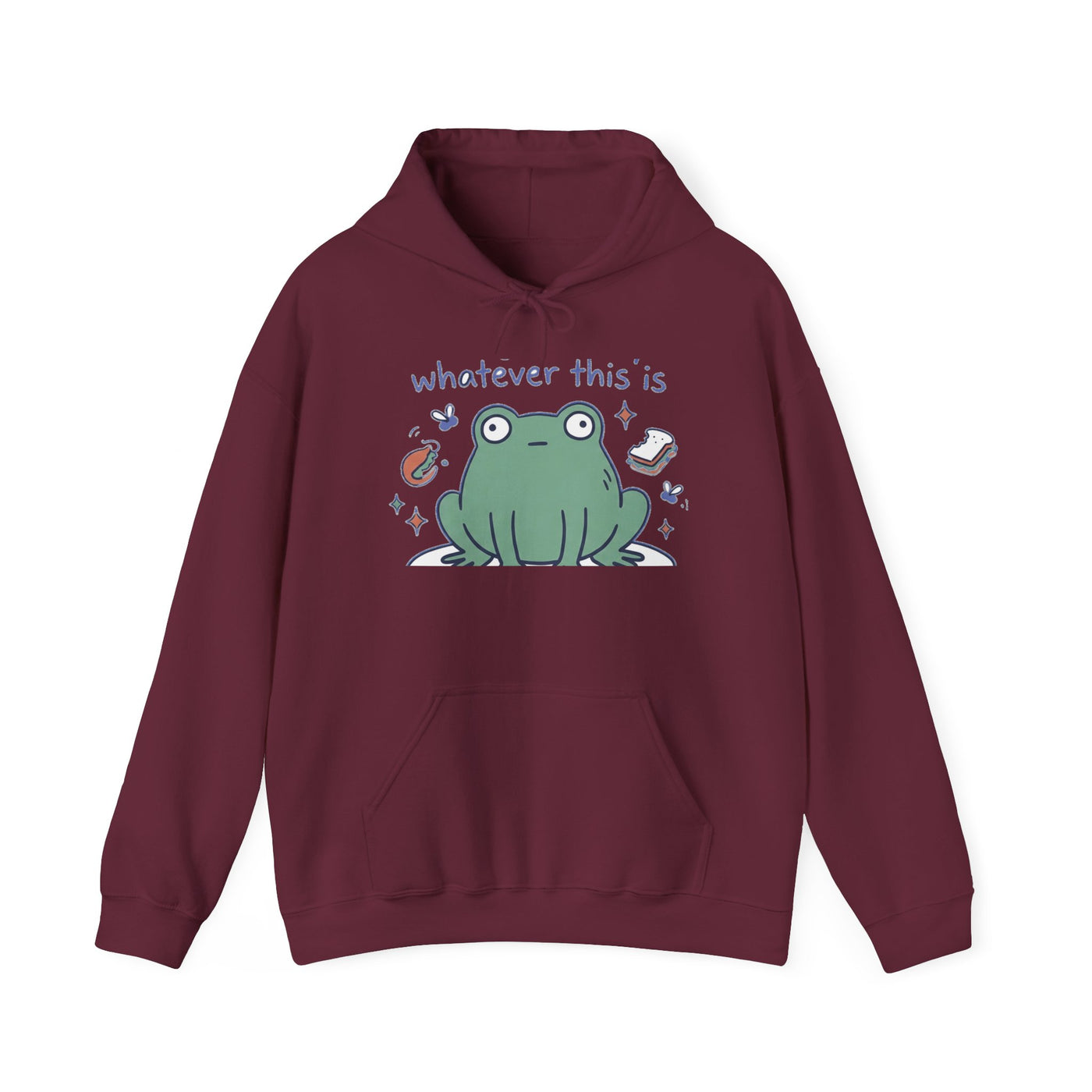 Doing Literally Whatever Blob Frog Hoodie