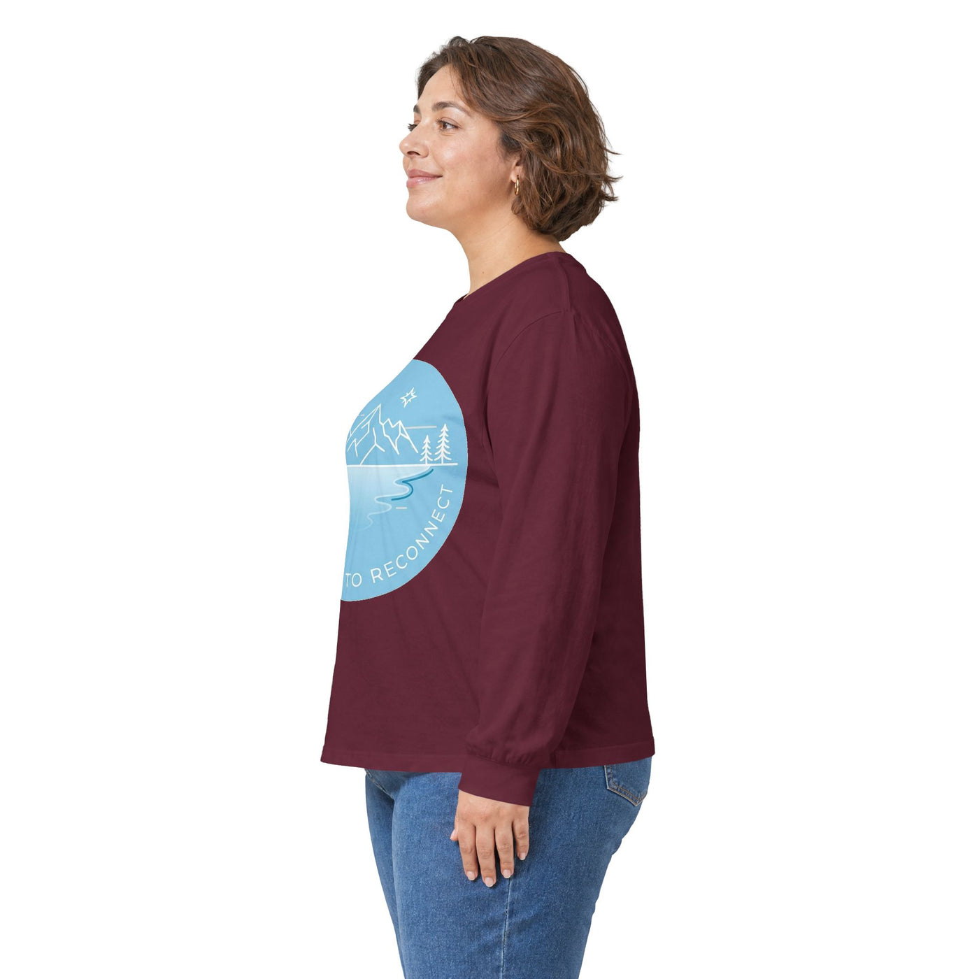Unplugged Horizons: Glacier Escape Long Sleeve