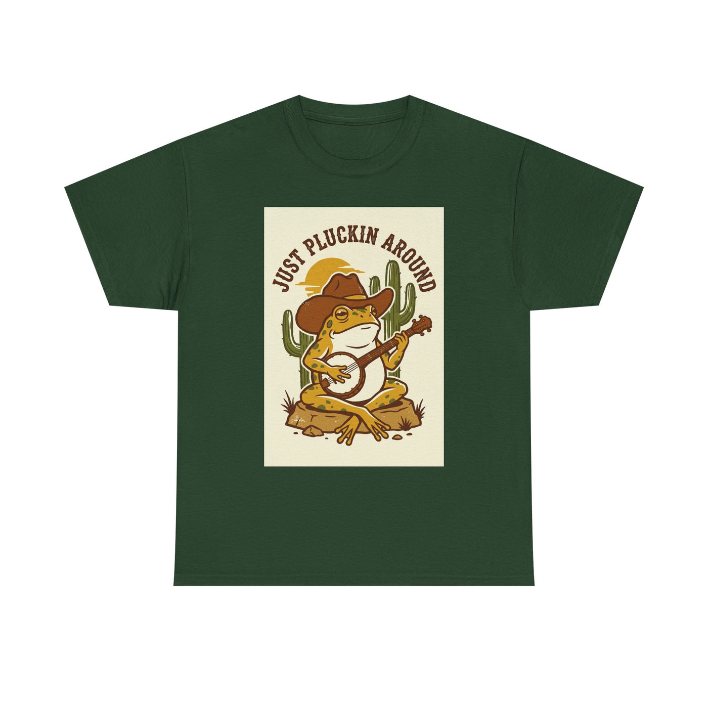 Just Pluckin Around Cowboy Toad Tee