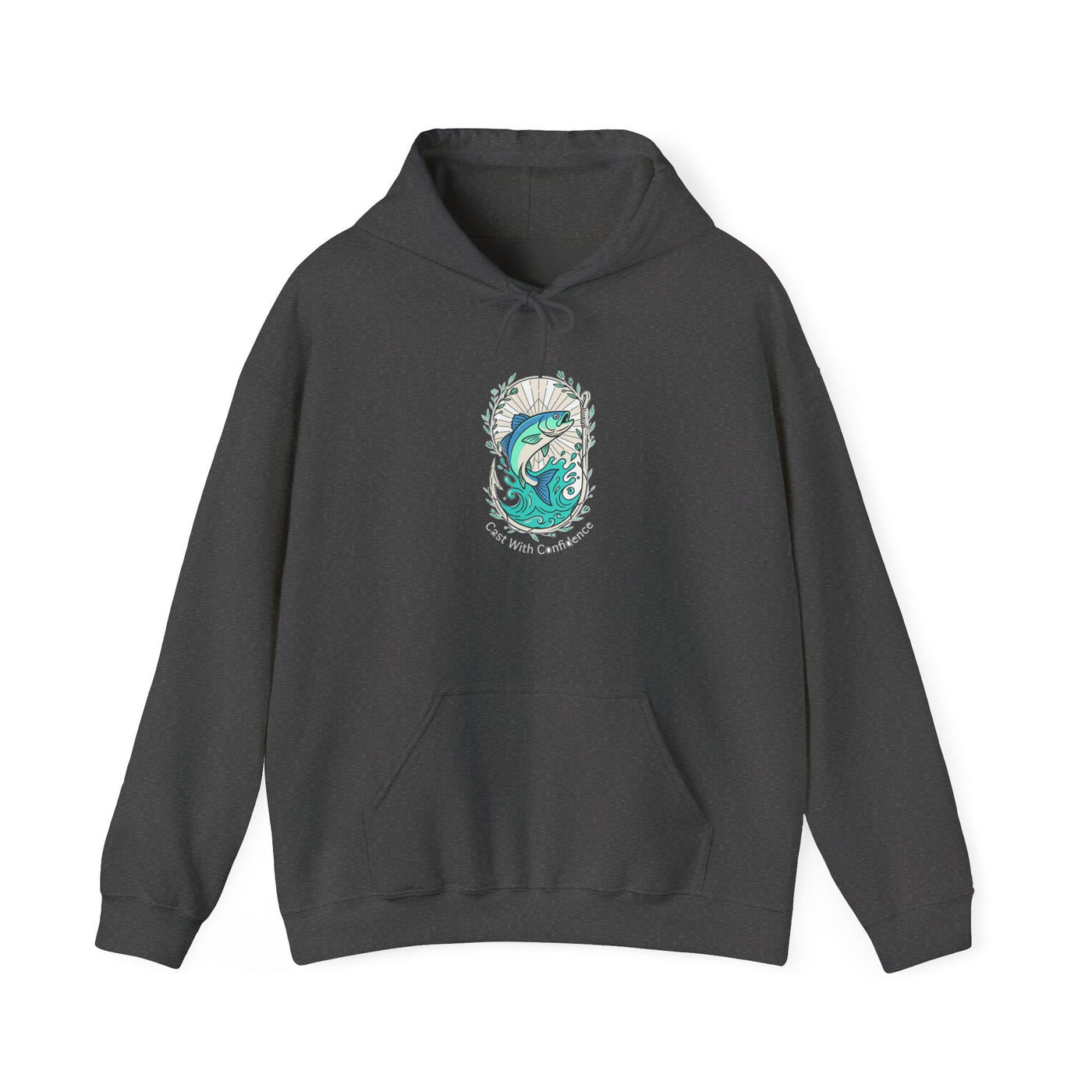 Reel Strength Floral Hook Fishing Hoodie