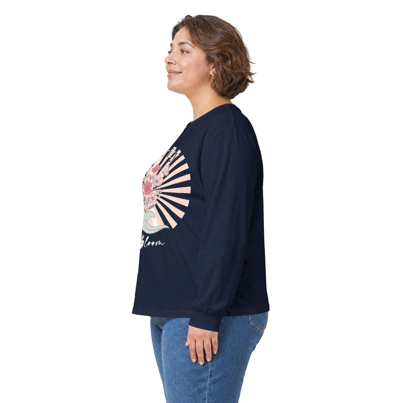 Clarity in Bloom Wildflower Sunburst Long Sleeve