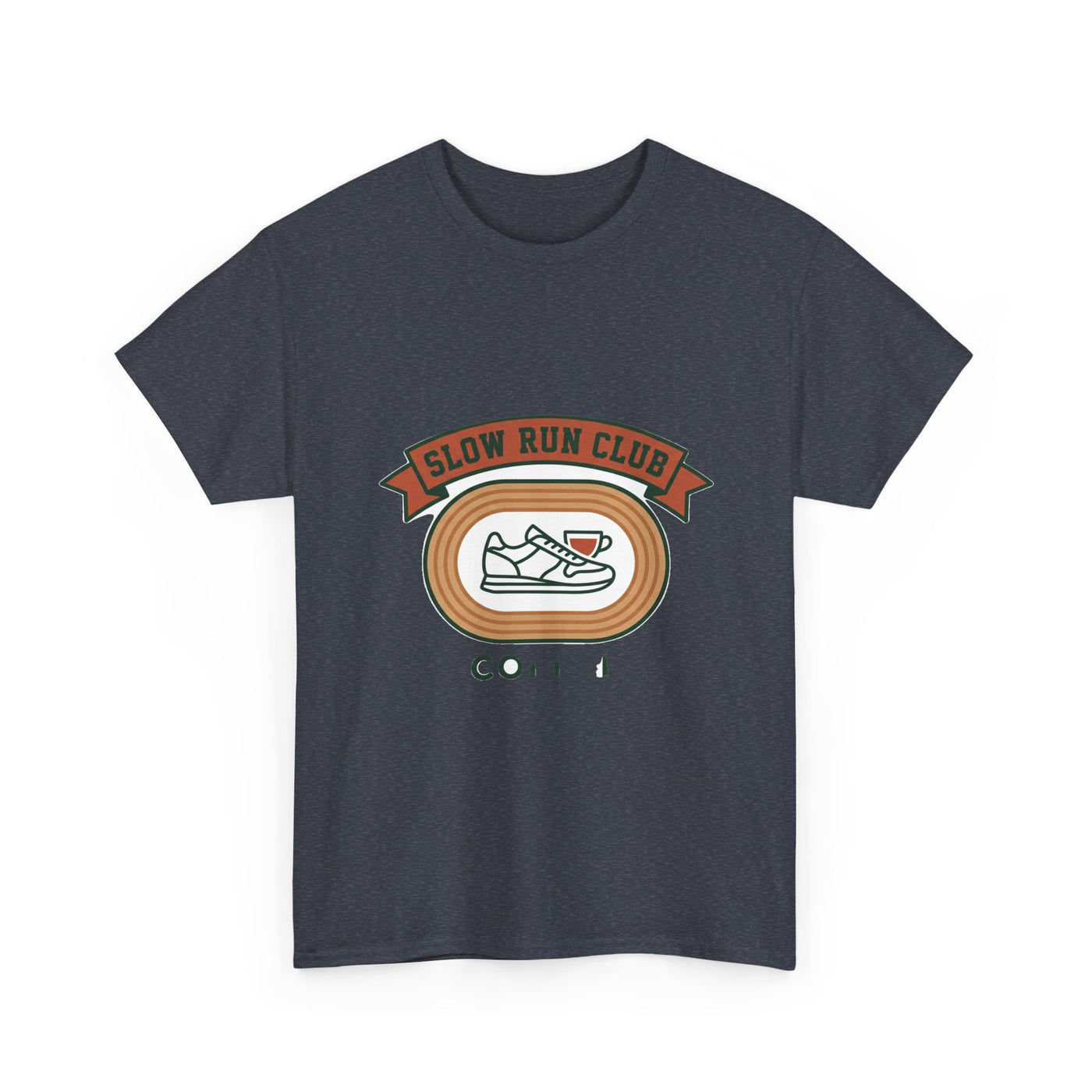 Retro Slow Run Coffee Crest Tee