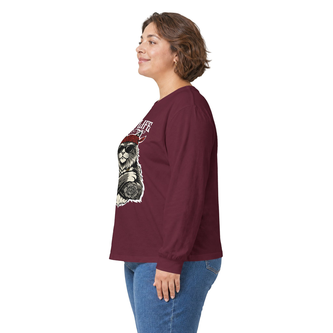 Hug Life Hardcore Bandana Feline Long Sleeve