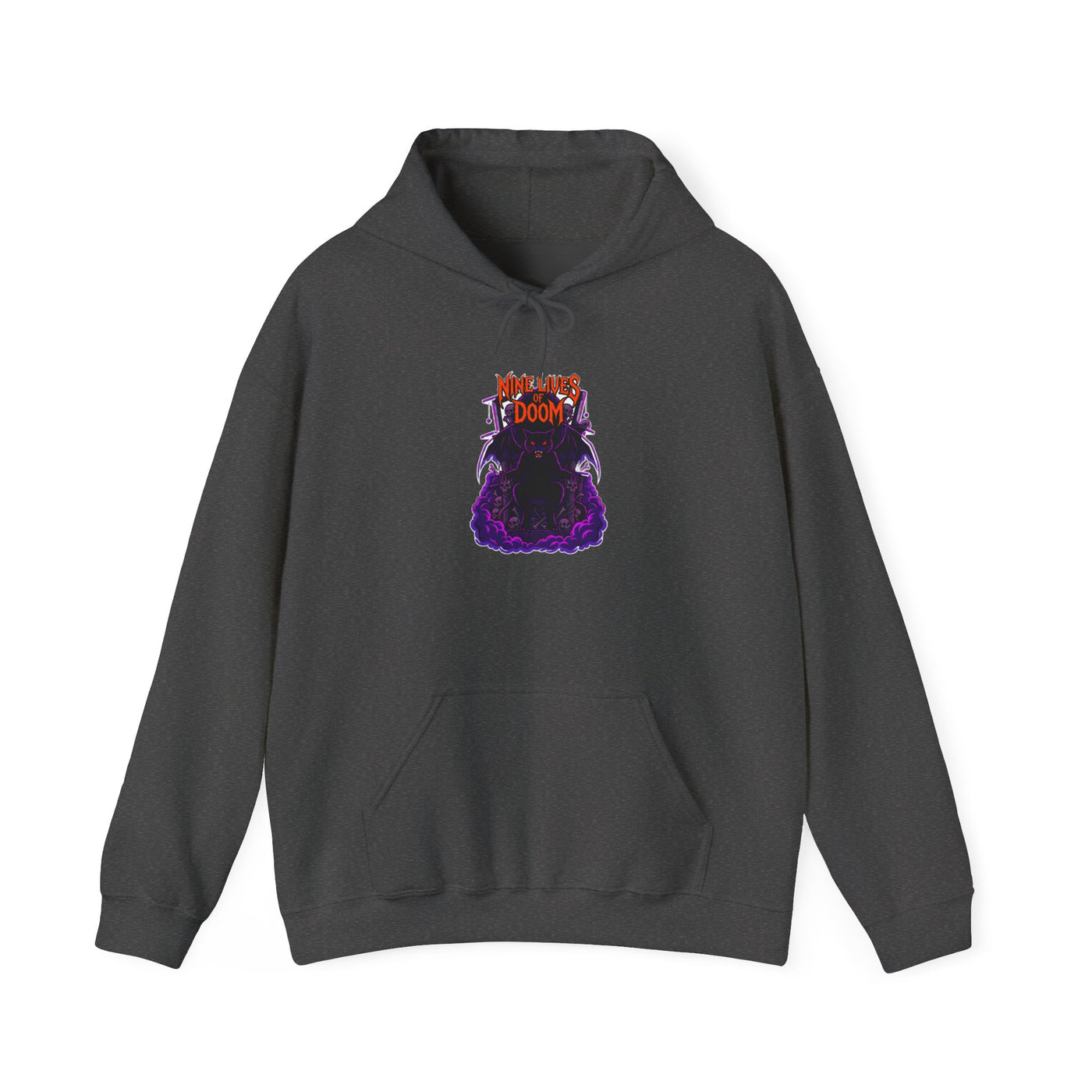 Feline of the Abyss Gothic Metal Hoodie