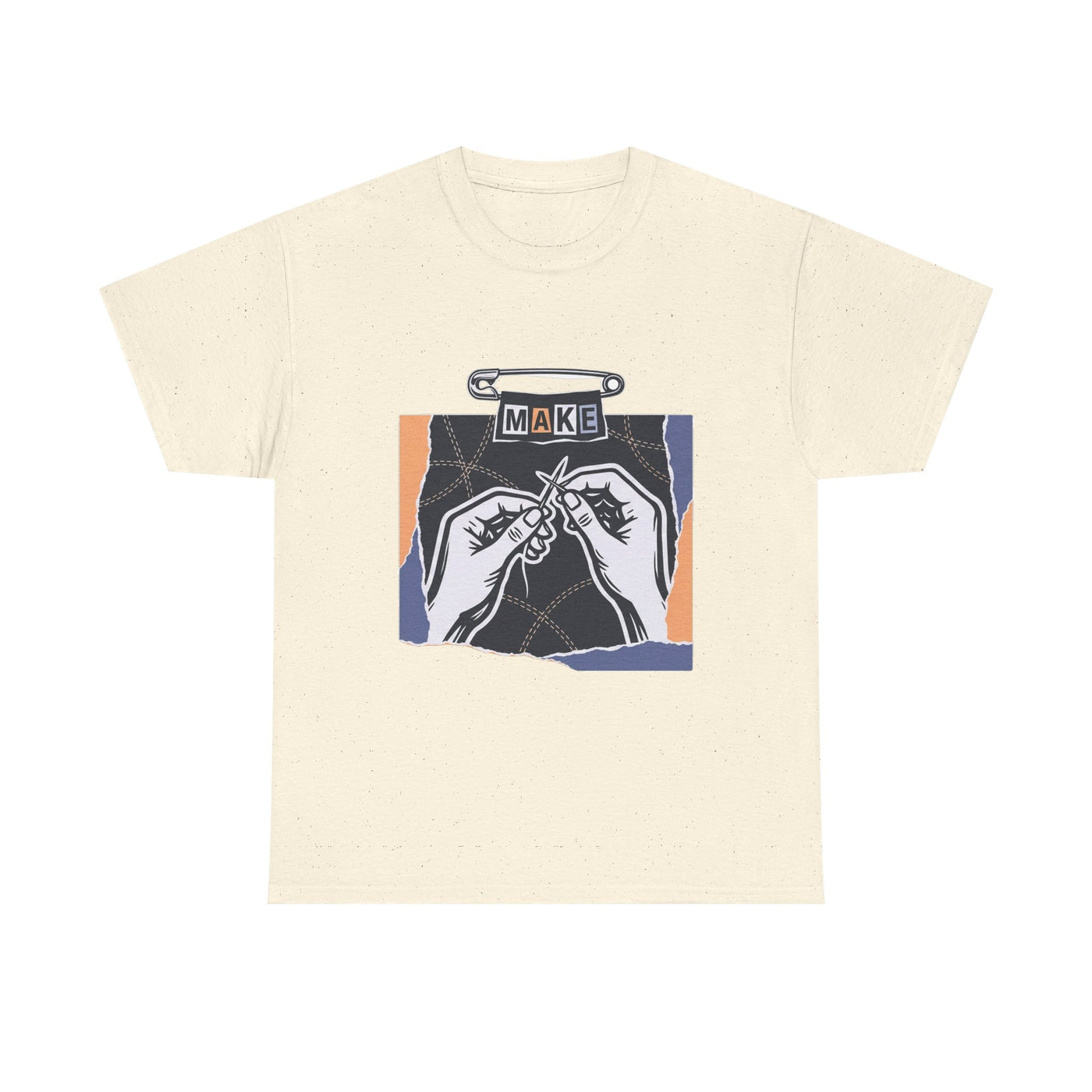 Mended By Hand Navy Graphic Tee