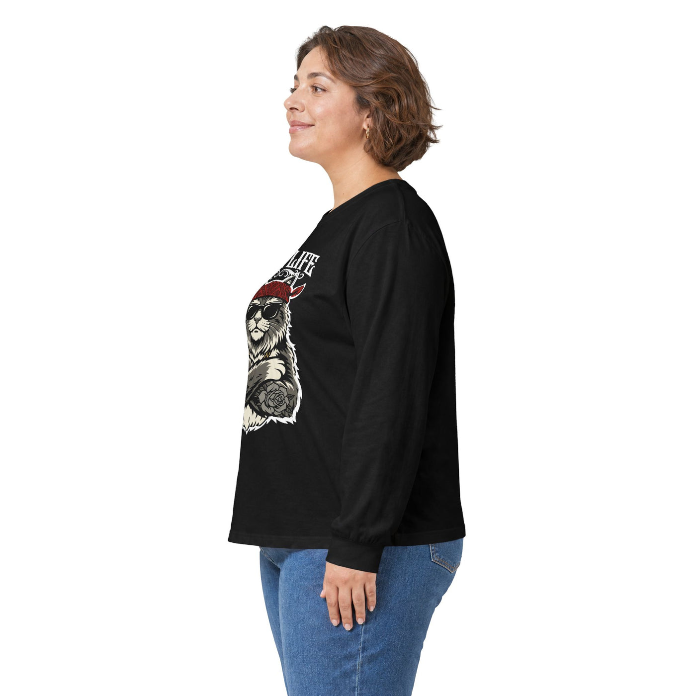 Hug Life Hardcore Bandana Feline Long Sleeve