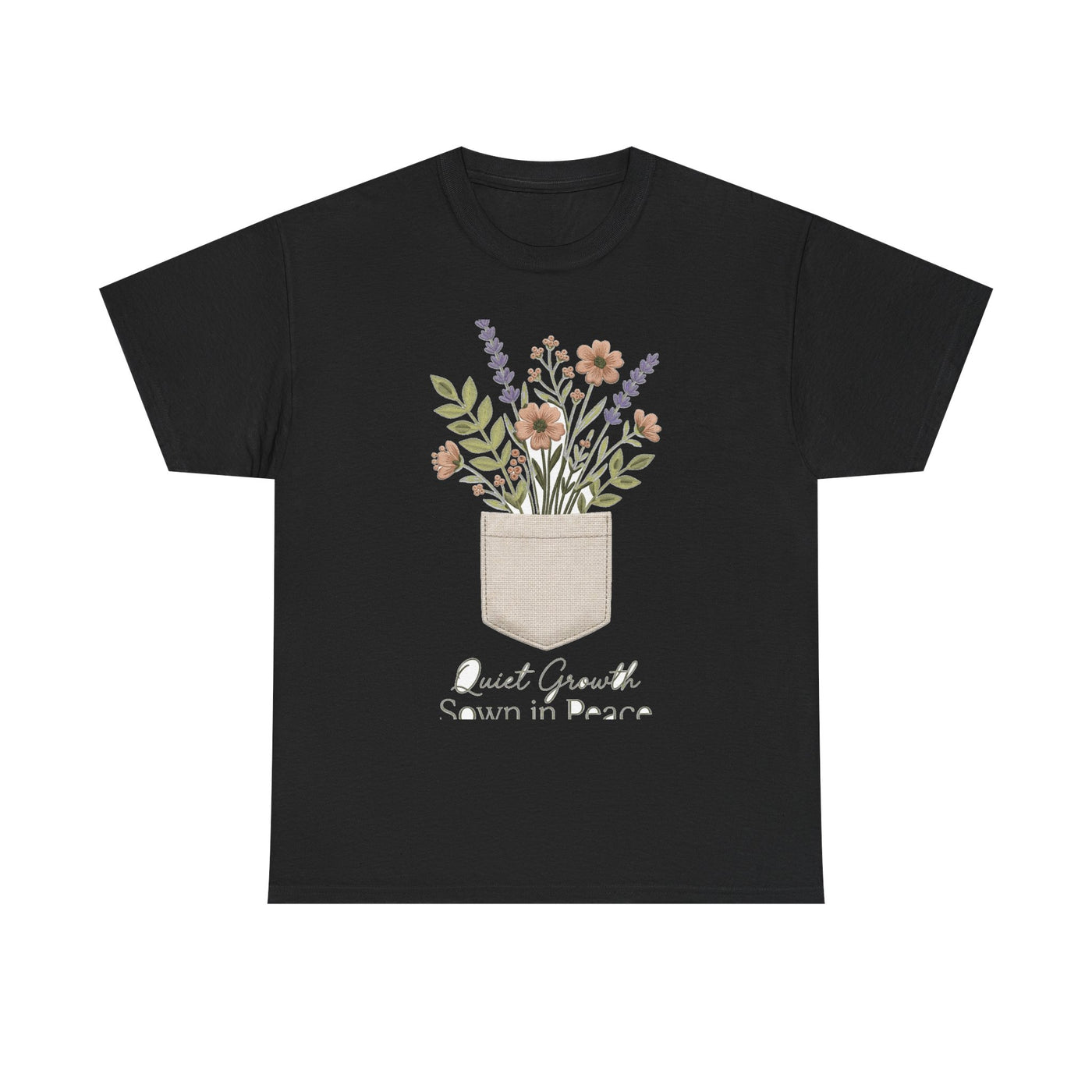 Pocketful of Peace Faux Stitch Tee