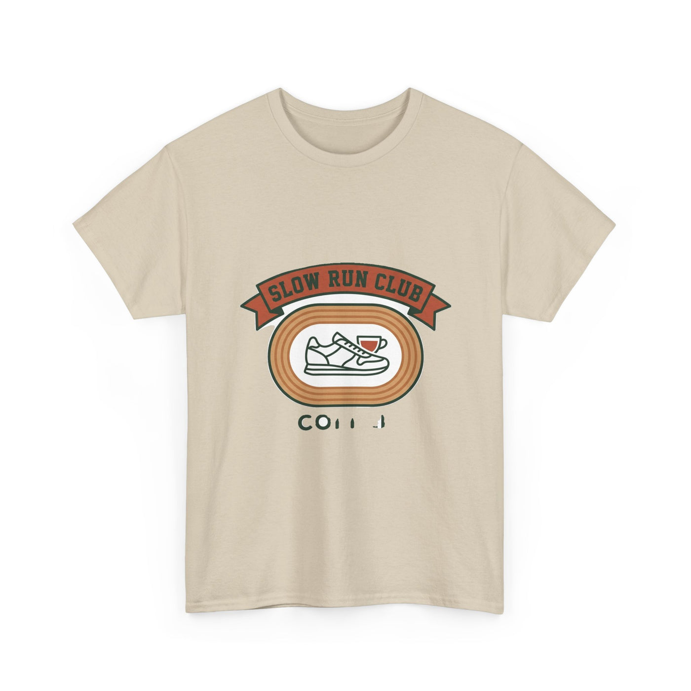Retro Slow Run Coffee Crest Tee