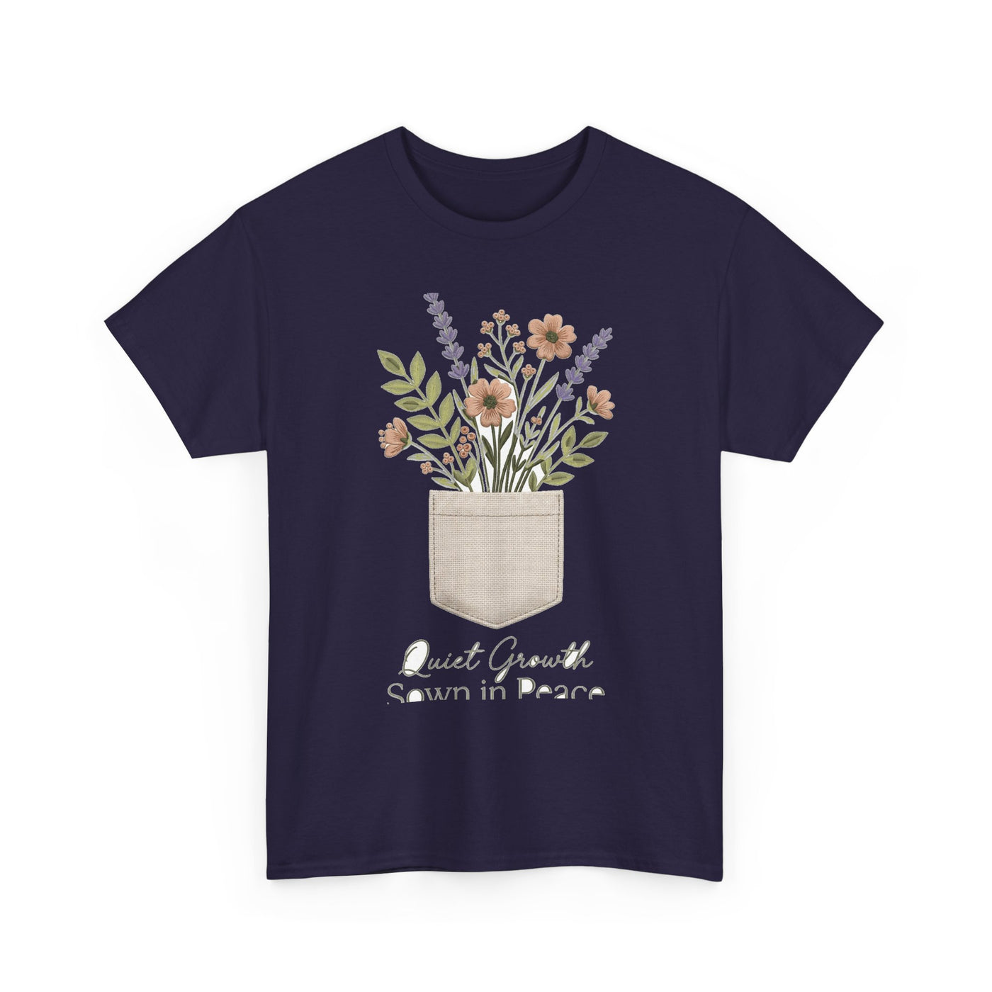Pocketful of Peace Faux Stitch Tee