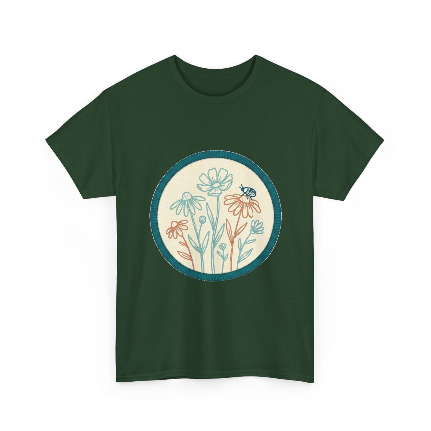 Grow Wild Faux Embroidery Tee