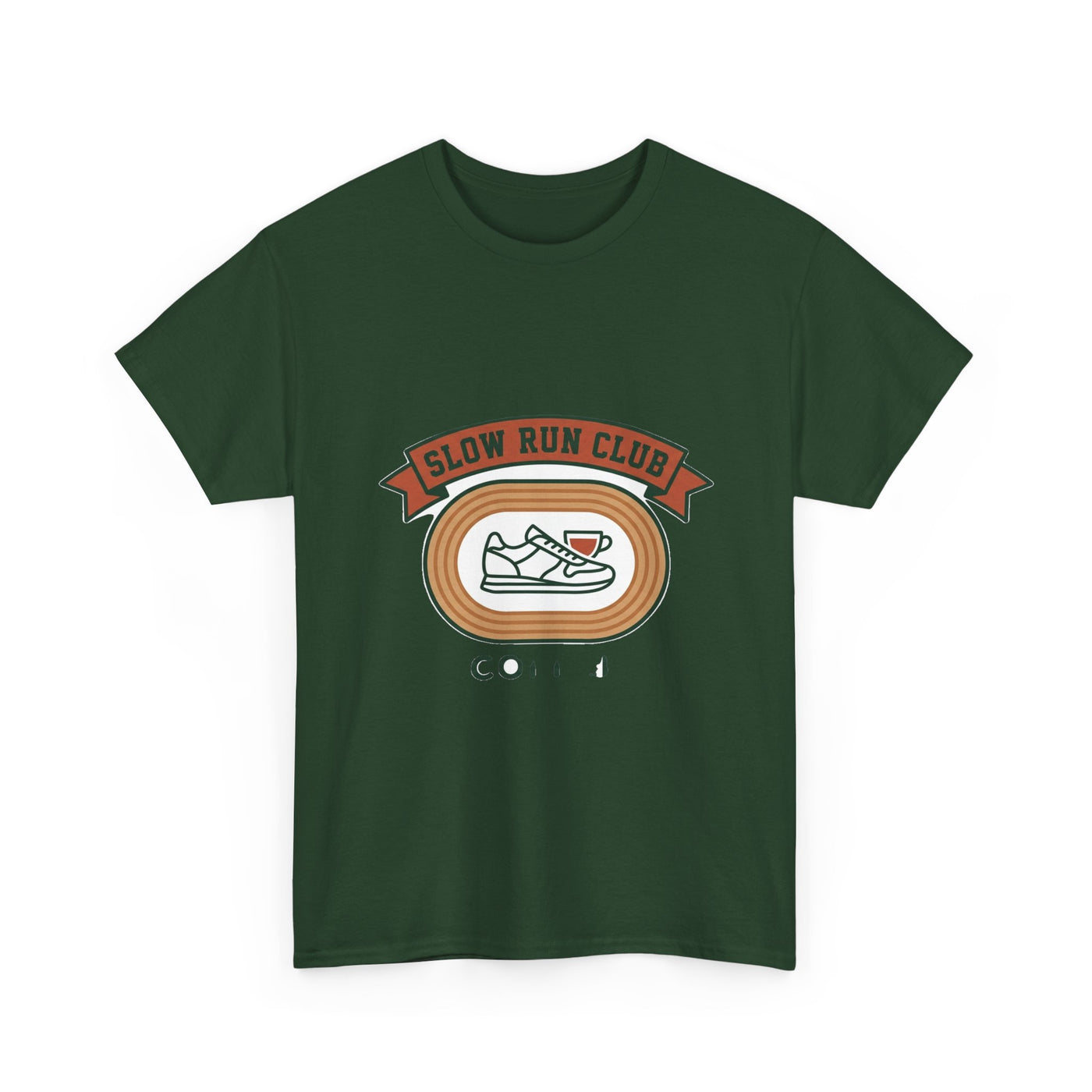 Retro Slow Run Coffee Crest Tee