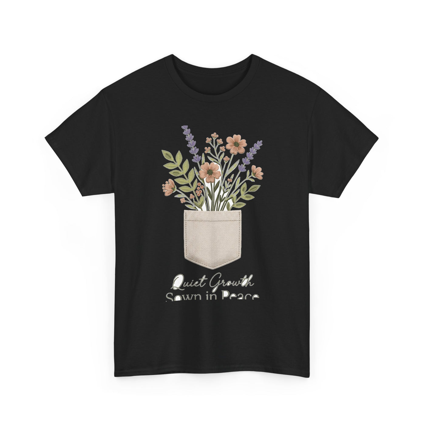 Pocketful of Peace Faux Stitch Tee