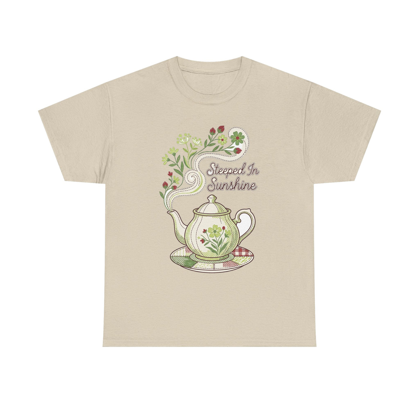 Steeped In Sunshine Faux Stitch Teapot