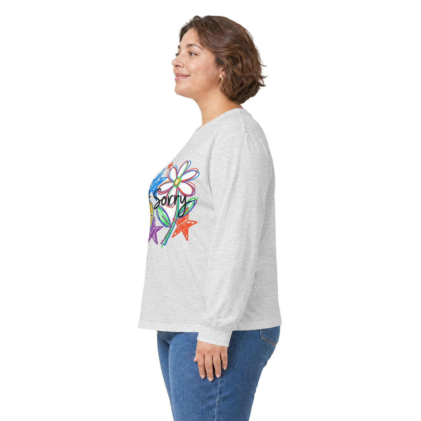Scribble Your Own Rules Doodle Tee Long Sleeve