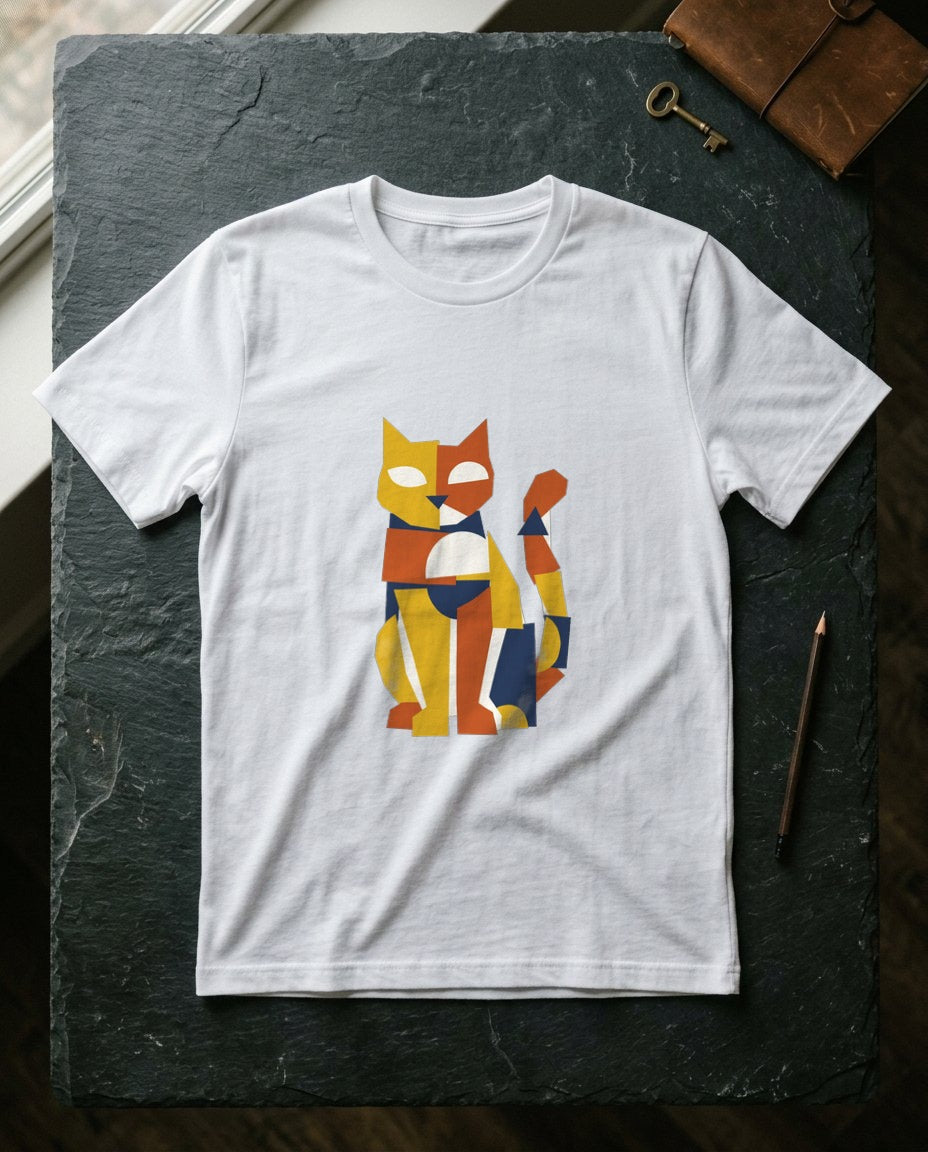 Avant-Garde Paper Cutout Feline — lifestyle photo
