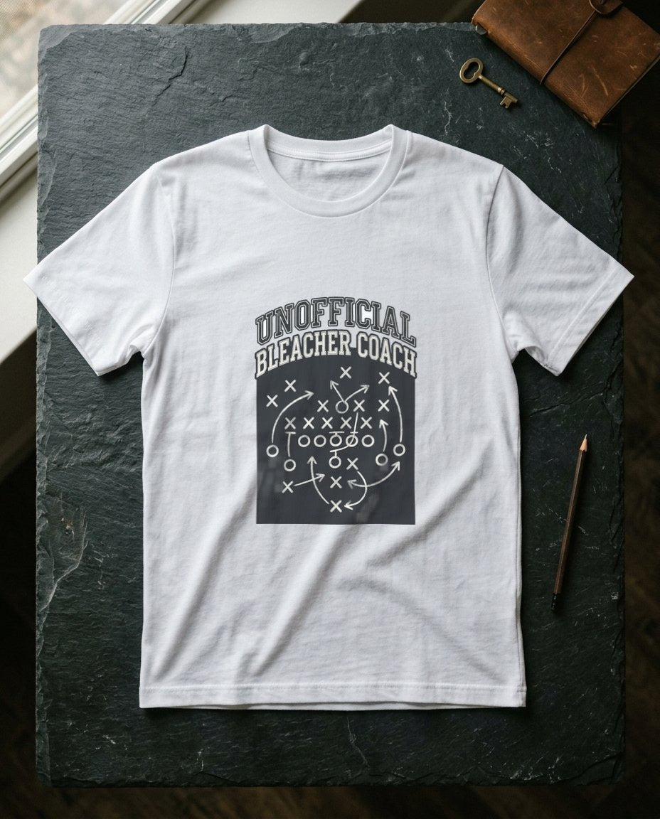 Bleacher Coach Playbook Vintage Tee — lifestyle photo