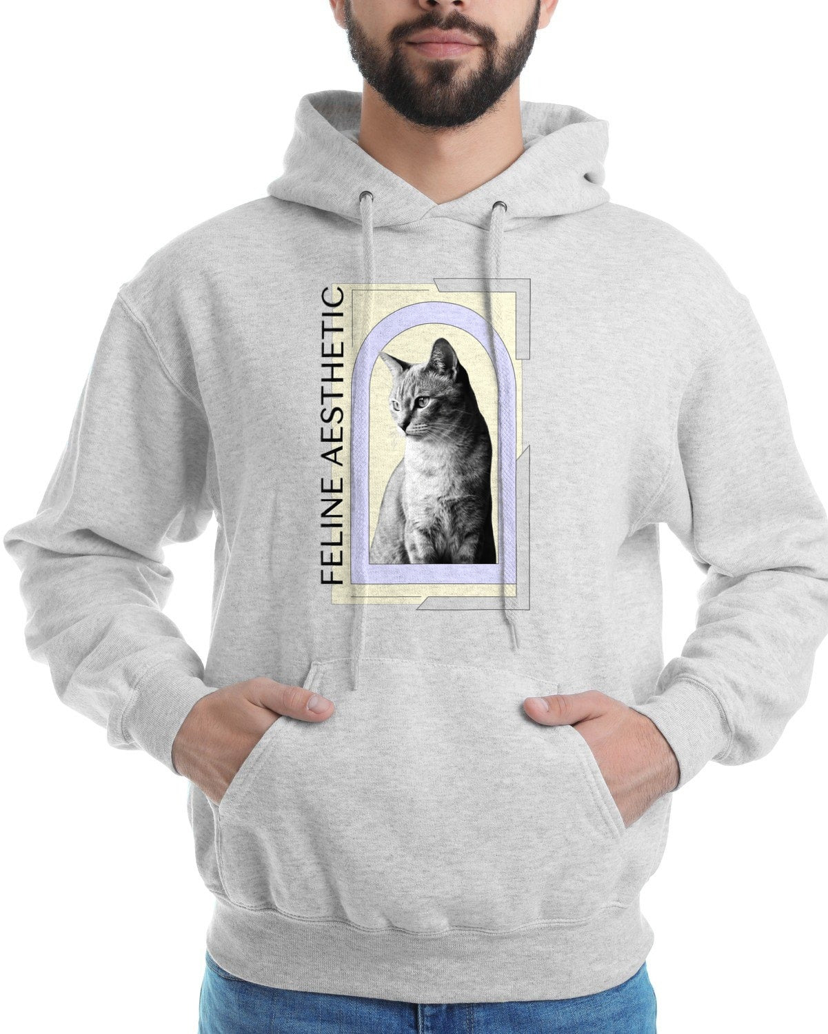 Editorial Feline Chic Portrait — lifestyle photo