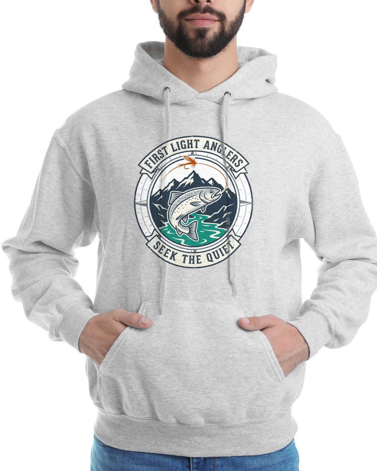 First Light Anglers Society Crest — lifestyle photo