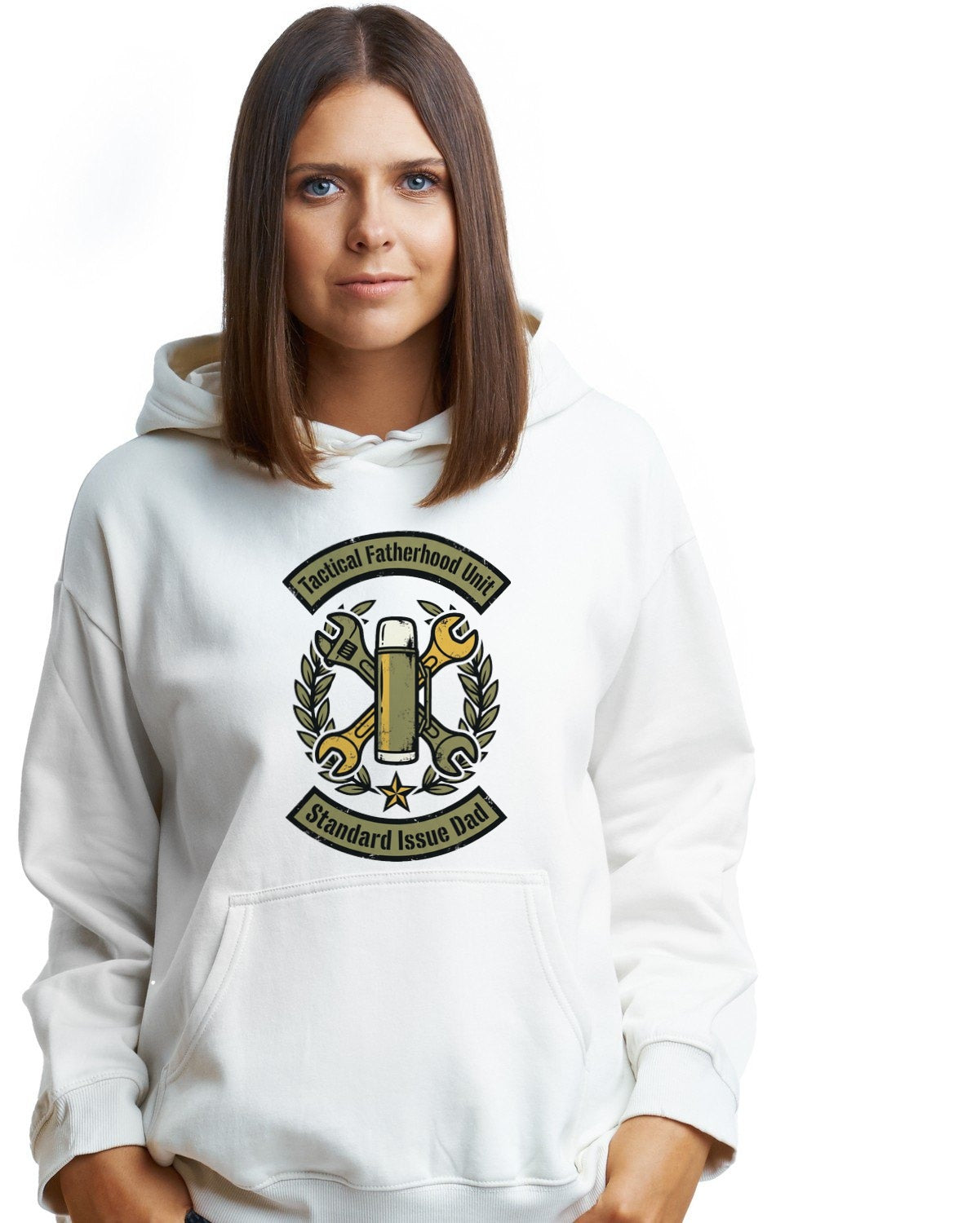 Tactical Fatherhood Unit Vintage Insignia — lifestyle photo