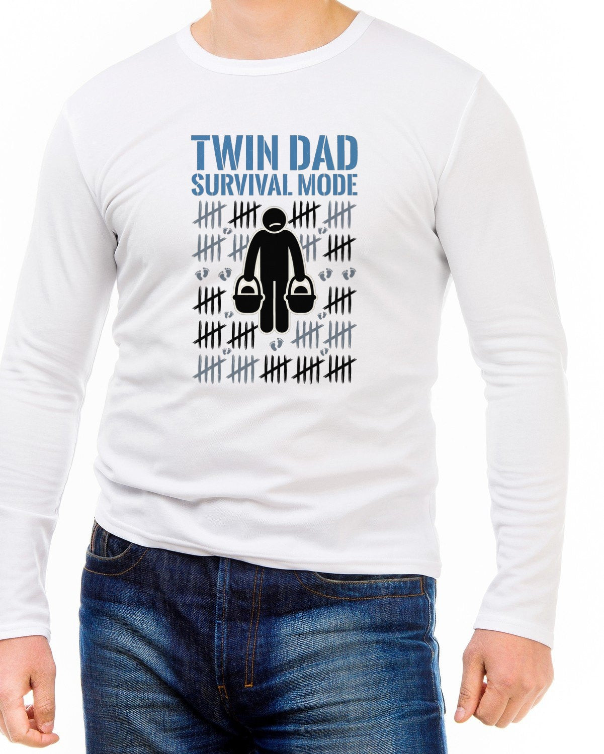 Twin Dad Survival Tally Tracker — lifestyle photo